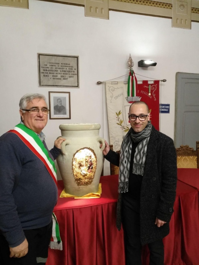 Il comune di Pieve Fosciana riceve in dono un presepio dalla Sicilia