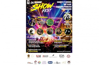 "Caltagirone Show Fest", sabato 27 giugno, da ore 18, alla Villa comunale, presentato dai brillanti Molly Narciso e Jacopo Pampallona
