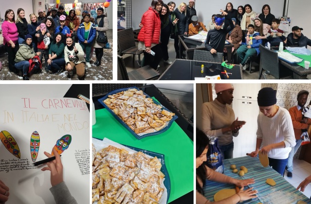 SAI "Caltagirone Ordinari”. I beneficiari e i laboratori didattici- educativi sulle tradizioni culinarie del Carnevale italiano 