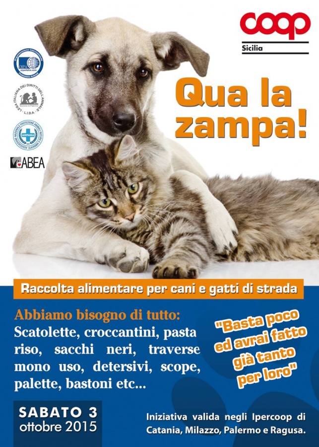A Ragusa l'Anpana aderisce all'iniziativa "Qua la zampa"