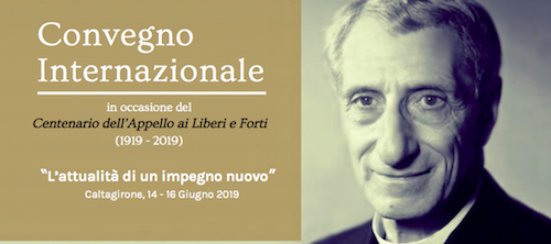 CALTAGIRONE, CONVEGNO INTERNAZIONALE CENTENARIO DELL’APPELLO AI LIBERI E FORTI: PRESENTE L’MCL PROVINCIALE CATANIA E IL PRESIDENTE NAZIONALE DI MCL