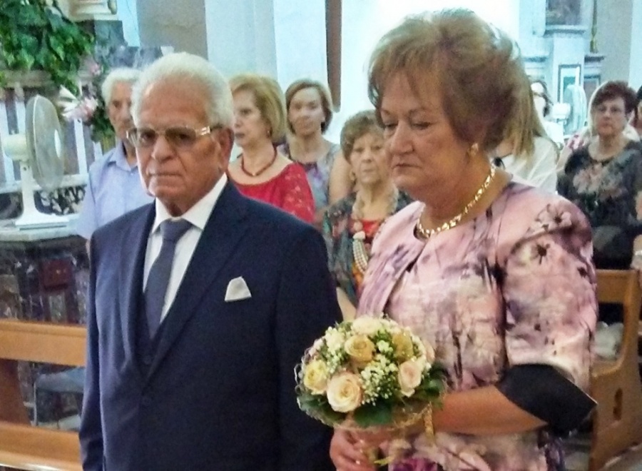 "Nozze d'Oro" per Filippo Mancuso e Graziella Panettiere, 76 e 69 anni