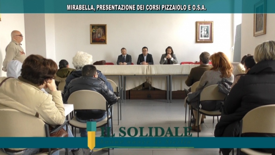 Mirabella, presentazione dei corsi pizzaiolo e o.s.a.