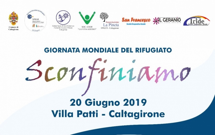 Caltagirone, "Sconfiniamo", Giornata Mondiale del Rifugiato 2019