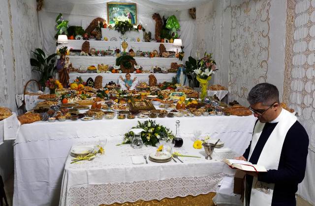 Raddusa. L''unico "Altare" dedicato a San Giuseppe è stato allestito dalla Parrocchia "Immacolata Concezione"