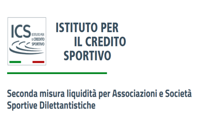 Mutuo liquidità: una nuova misura dell’Istituto per il Credito Sportivo