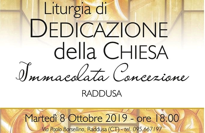 8 ottobre, Raddusa in festa per la nuova Chiesa dedicata all'Immacolata Concezione