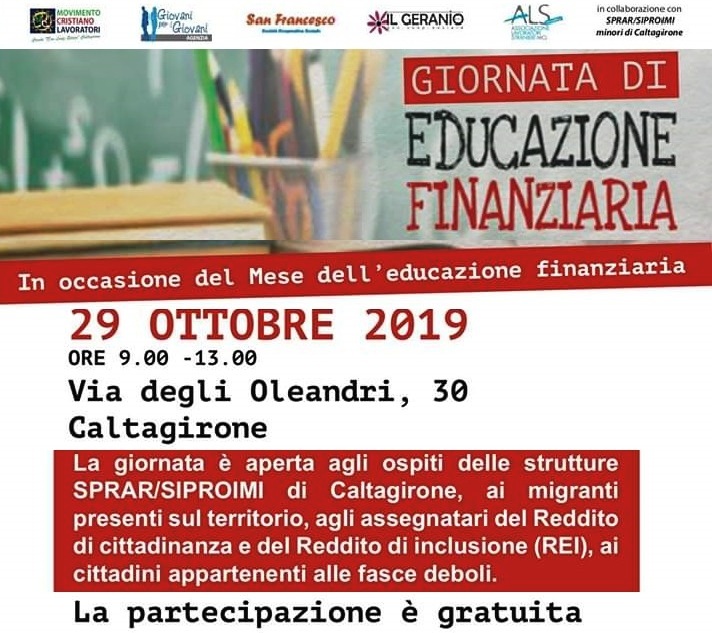 Caltagirone, il 29 ottobre "Giornata di Educazione Finanziaria". Paolo Ragusa: "La gente va aiutata a gestire le proprie risorse finanziare"