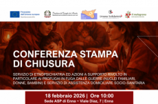 ASP Enna, domani 18 febbraio conferenza stampa di chiusura del progetto di Etnopsichiatria per i profughi di guerra