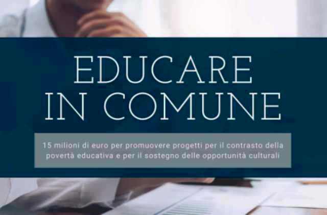 Bando “Educare in Comune”: 22 dicembre Info day del Dipartimento Politiche della Famiglia 