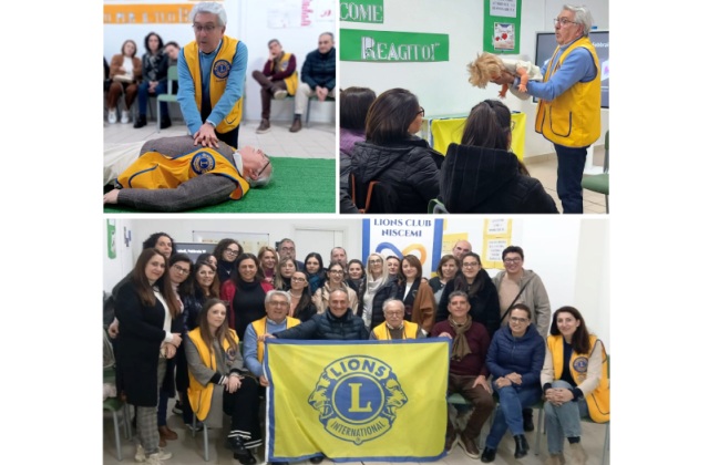 Niscemi. Corso alla scuola Futura “Due mani per la vita” promosso dal Lions club