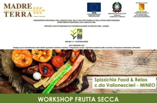 Mineo. “Workshop Frutta Secca”, oggi, domani e il 29 settembre, col Progetto M.A.D.R.E. T.E.R.R.A. di inclusione sociale