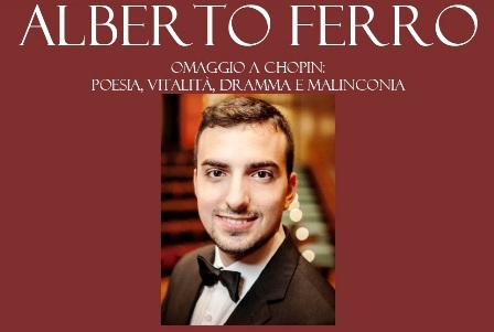 Istituto musicale “Vinci”: il 19 gennaio, con il pianista Alberto Ferro, inizia la nuova stagione