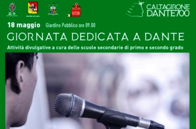 “Le scuole raccontano Dante Alighieri”. Oggi 18 maggio, al Giardino pubblico di Caltagirone
