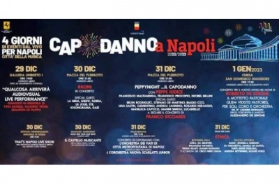 Comune di Napoli. I quattro giorni del Capodanno a Napoli 2022/2023