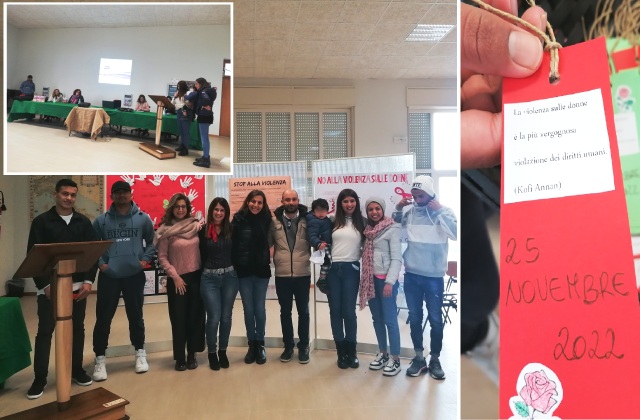 Incontro sulla "donna" alla scuola 'Capuana' di Mineo, fra dibattiti, letture e proiezioni, con gli alunni, i minori del SAI "Vizzini MSNA" e le donne del SAI "Vizzini Appartamenti"