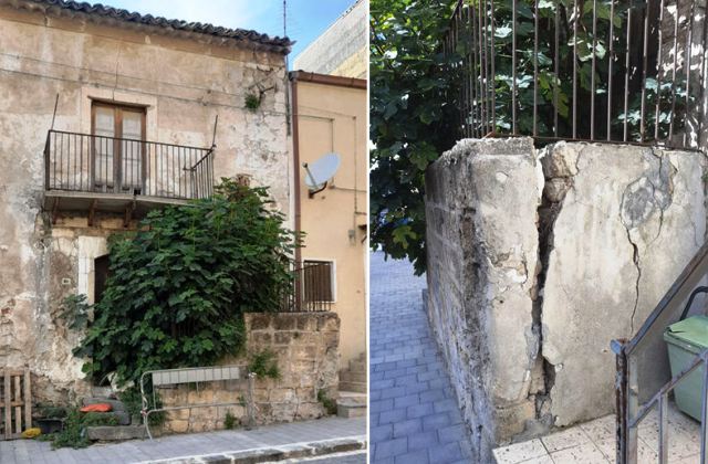 Raddusa. Grido d'allarme per il civico 61 di via Cavour, immobile in attesa di interventi