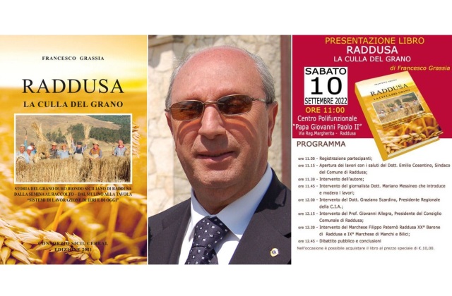 Si presenta a Raddusa il nuovo libro del giornalista Francesco Grassia, alle 11 del 10 settembre, al Centro Papa Giovanni Paolo II°