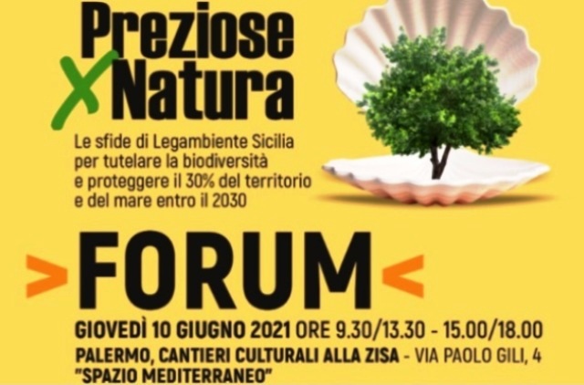 Forum ‘Preziose per Natura: idee e proposte per rafforzare aree naturali protette in Sicilia’