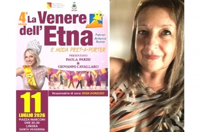 “La Venere dell’Etna” a Linera, Santa Venerina, sabato 11 luglio, ore 20.30, in piazza Marconi