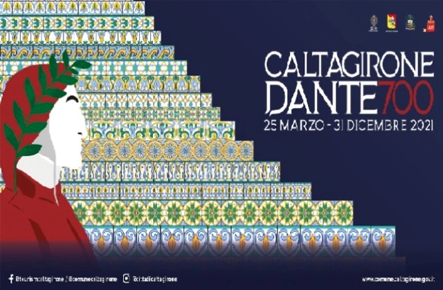Da oggi, 25 marzo, l'Infiorata sulla Scalinata di Caltagirone per 700° morte di Dante Alighieri
