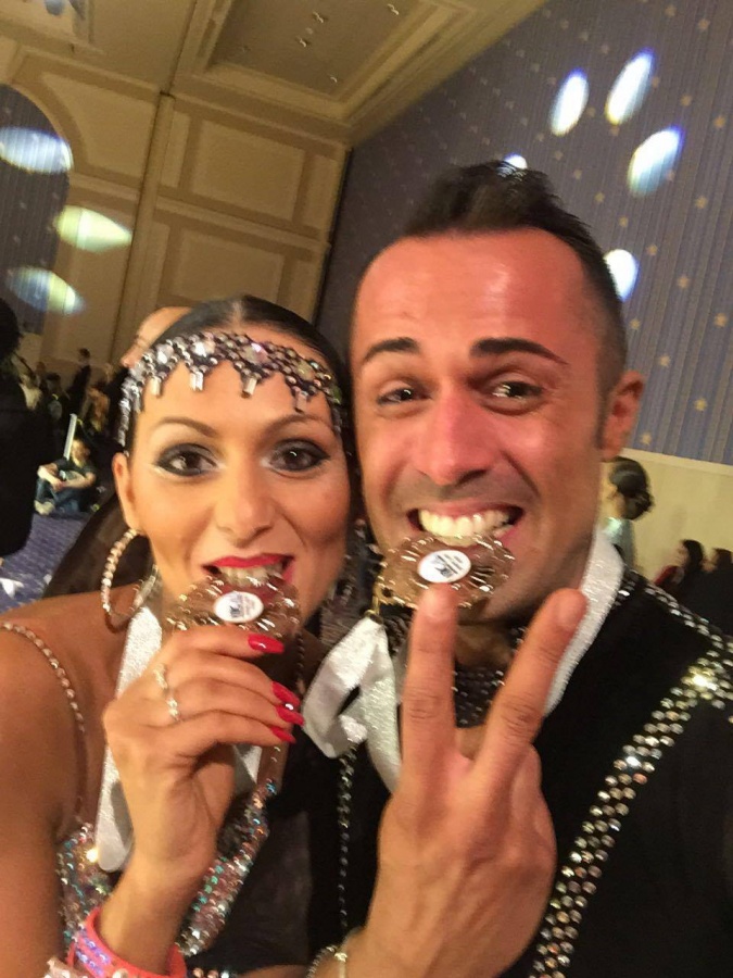 Salvo e Sonia premiati Vice campioni del Mondo over 30 WDC AL