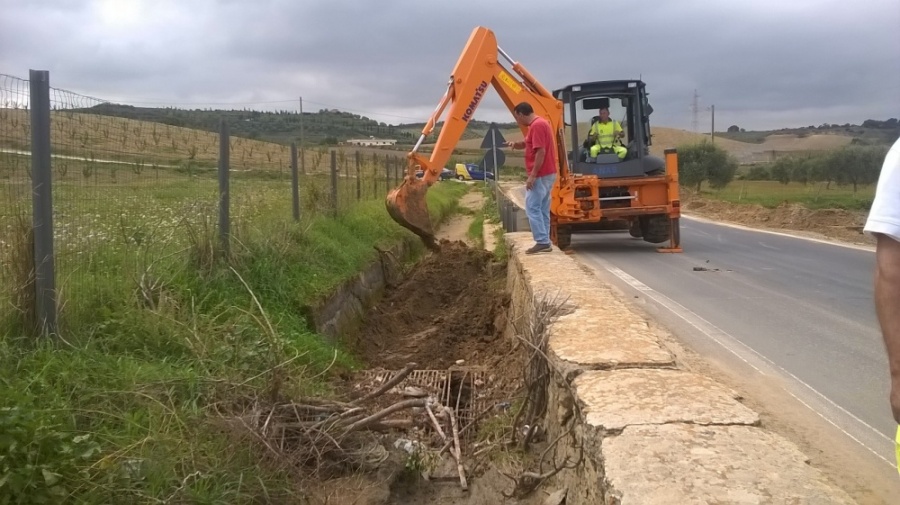 Lavori di manutenzione sulla Ss 124