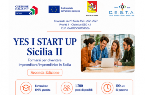 YES I START UP Sicilia II – Al via quest'anno la seconda edizione di Formazione gratuita per poter diventare "imprenditori" in Sicilia