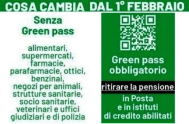 Regione Siciliana. Avviso: dal 1 febbraio il pubblico si riceve solo se in possesso di certificazione verde