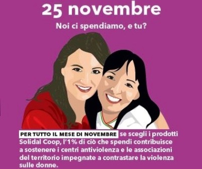 Per la Giornata contro la Violenza sulle Donne, a novembre Coop Alleanza 3.0 “si spende”