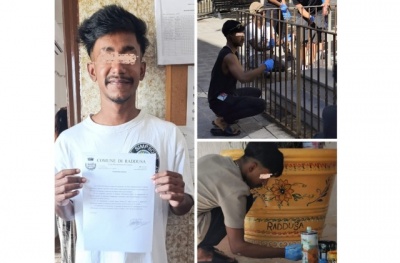 SAI "Raddusa MSNA": il beneficiario Roman ringrazia il paese che lo ospita, contribuendo ai preparativi della Festa del Grano 2025