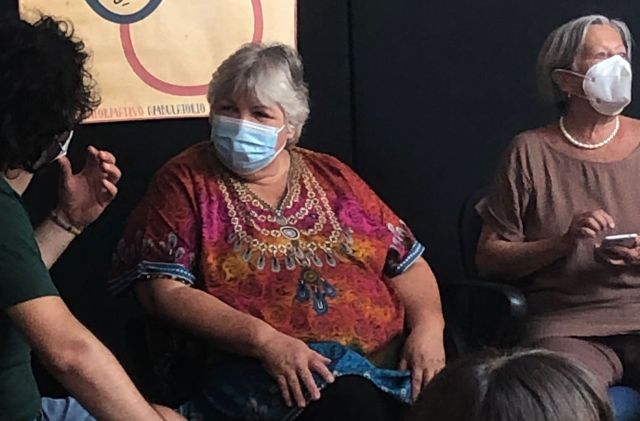 Aleida Guevara in visita a Napoli, ha incontrato anche i bambini del progetto PITER