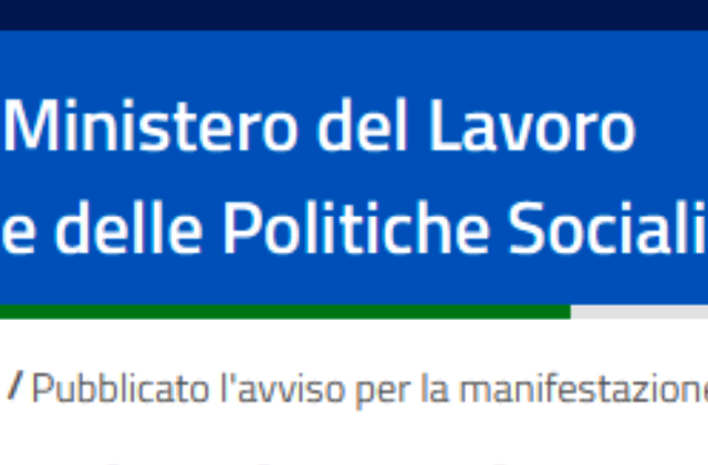 Pubblicato l'avviso per la manifestazione di interesse per l'assunzione di assistenti sociali nei Comuni e negli Ambiti Territoriali Sociali
