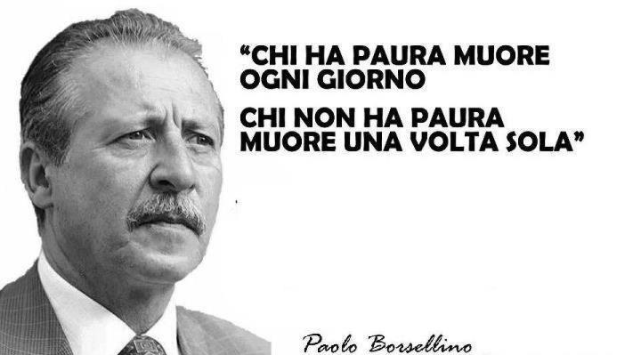 Borsellino: ricordo di un eroe solo in territorio nemico