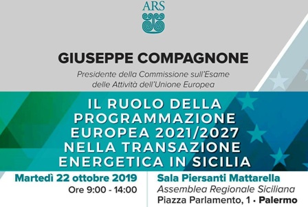 Convegno del Sen. Pippo Compagnone per promuovere la transizione energetica in Sicilia