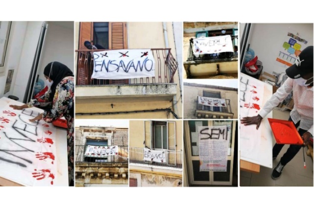 23 maggio. “Lenzuoli bianchi di Legalità” sui balconi dei centri SAI/SIPROIMI calatini gestiti da Coop. “Opera Prossima” e “San Francesco