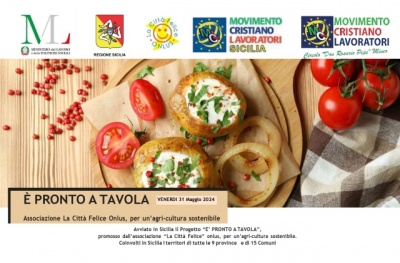 “È Pronto a Tavola" fa tappa a Tusa per promuovere la sana nutrizione e i prodotti locali