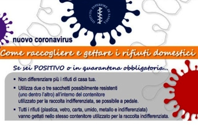 Comune di Caltagirone: raccolta a domicilio rifiuti per chi è in quarantena, positivi al Covid