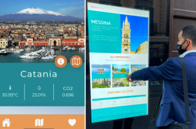 L’Etna è più ricercato dai visitatori della Sicilia orientale che navigano sui totem multimediali del progetto “Sicilykiosk”. Seguono Taormina con Isola Bella e Teatro Greco e poi il Duomo di Ragusa Ibla