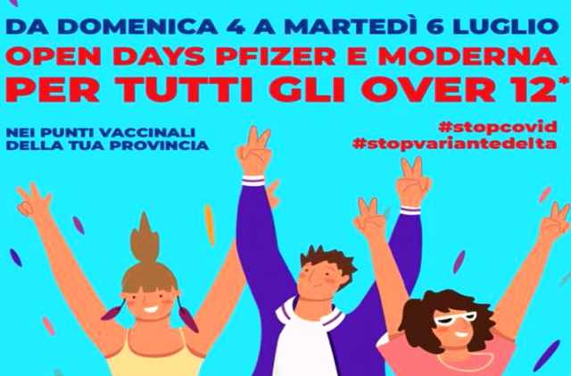 Vaccini in Sicilia: fino a martedì 6 luglio, il nuovo "Open Day" dai 12 anni in su