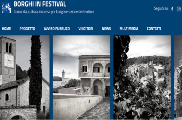 Un Borgo "siciliano" tra quelli selezionati, vincitori Avviso pubblico per rigenerazione culturale e turistica