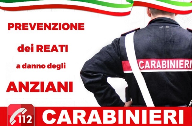 Raddusa. I carabinieri incontrano gli anziani "per metterli in guardia contro truffe e rapine"